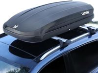Garvee Rooftop Cargo Box Carrier, Dual-Side Opening Roof Mount Travel Luggage Storage Capacity, 165Lbs Weight Capacity with Secure Straps&Keys, Vehicle Hard-Shell Carriers,Black(12 Cubic)