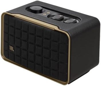 JBL Authentics 200 - Retro Style Smart Home Speaker with Built in Wi-Fi, Bluetooth and Voice Assistants, Alexa and Google Assistant, Multi-Room Playback, Automatic self tuning