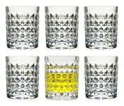 [Look Like Glass] 8 Oz Set of 6 Tritan Plastic Glasses Unbreakable Drinking Cups Dishwasher Safe BPA Free Shatterproof Drinkware Crystal Clear Tumblers Acrylic Juice Drinking Glasses for Kids