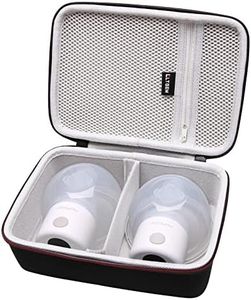 LTGEM Hard Case for 2pcs Momcozy S12 Pro / S12Pro / S9 / M5 / All Momcozy Wearable Breast Pump Suitable for Storage - Travel Carrying Storage Bag