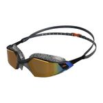 Speedo Unisex Adult Aquapulse Pro Mirror Lens Swim Goggles - Black & Gold