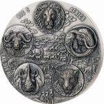 TREASURE WORLD COLLECTIBLES Completer Big Five Mauquoy 1 Kg Kilo Silver Coin Ivory Coast 2023