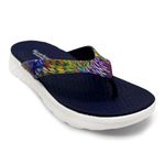 KazarMax Women Colour Wave (Multi Colour) Daily Use Thong Slippers -3 UK
