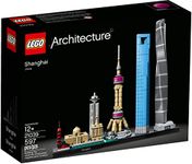 LEGO Architecture Shanghai Building Blocks For 12+ Yrs (597 Pcs) 21039,Multi
