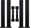 FOHOME Magnetic Decorative Garage Door Accents Faux Hinges Handles Hardware Kit, Black