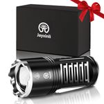 Jayxinli Torches LED Super Bright 500000 Lumen Rechargeable, Powerful Torch 3 Light Modes, Zoomable, High Power Bright Torch