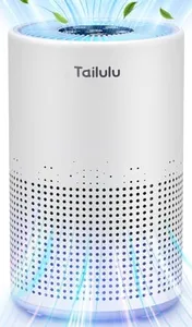 Air Purifiers for Bedroom Home Pets 800 Ft², Tailulu H13 True HEPA Air Filter Portable Air Purifier with 12dB Sleep Mode, Speed Control, Timer, Quiet Air Cleaner For Odor Dust Smoke Pollen AP050