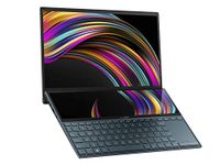 ASUS ZenBook Duo UX481 14” FHD NanoEdge Bezel Touch Display, Intel Core i7-10510U CPU, 8GB RAM, 512GB PCIe SSD, Innovative ScreenPad Plus, Windows 10 Home, Celestial Blue, UX481FA-DB71T