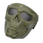 Tactical Protective Adjustable Skull Full Face Mask for Airsoft Paintball Cosplay Costume Party Hockey Halloween Mask