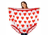 Giant Grand Mama Heart Undies,Funny Joke Gift Underwear For Women or Men,Big Momma Undies Are A Fun Way To Share The Laughs, Heart Print, 8XL