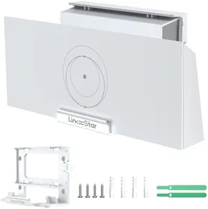 Starlink Gen 3 Router Mount, All-in-One Star Link Standard V3 Router Wall Mounting for Starlink V3 Mesh Router & Gen3 Power Supply, Space-Saving Bracket Mount Kit- LM-3C