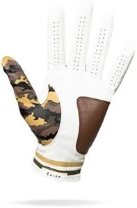 Chipp Golf Cabretta Leather Golf Glove, Premium Grade AAA Cabretta Tour Glove, Men’s Left Hand – Camo, Size Large