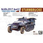 AFV Club 1:35 - SdKfz 251/7 Ausf C pioneer assault bridges - AFV35077