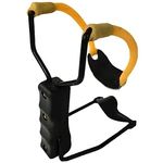 SAHENITEANA Slingshot, Outdoor Supplies, Professional Game Slingshot, Outdoor Sports Supplies (Yellow/Black, 1 PCS)