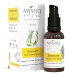 Mystiq Living Rosemary Hair Growth Serum with 3% Redensyl, 4% Anagain, 6% Keratin - 30 ML | Strengthens Hair, Reduces Hair Fall | Women & Men