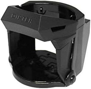 Tsuchiya Yac PF-334 Dipter Drink Car Supplies Drink Holder, Black, Length 4.8 x Width 4.4 x Height 8.2 inches (12.2 x 11.2 x 20.8 cm)