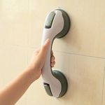 UChic 1PCS ABS Bathroom Super Tub Grip Suction Handle Shower Safety Cup Bar Handrail Safety Helping Handle Grab Bars for Bathroom