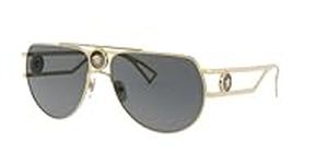 Versace ENAMEL MEDUSA VE 2225 Gold/Dark Grey 60/15/140 men Sunglasses