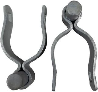 Chain Link Fence Gate Male Hinges for 1 3/8" Posts, 2 Pack