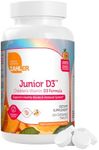 Zahler Junior D3 Vitamins 1000 IU - for Kids - Vitamin D for Kids to Support Bone, Teeth & Immune Health - Kosher Orange Flavor - 120 Count.