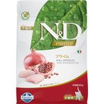 Farmina Pet Foods N&D Grain Free Chicken and Pomegranate Kitten Food, 1.5 Kg - Dry