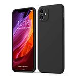 GOODVISH Ultra Slim Liquid Silicone Case Compatible with iPhone 11 6.1 inch | Upgraded Camera and Screen Protection | 360 ° Full Covered Shockproof Cover(Black)