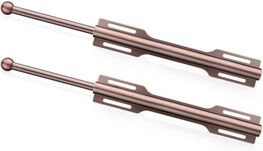 FIRJOY 12" Valet Rod for Closet Pull Out (2 Pack, Antique Copper)
