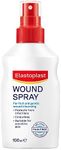 Elastoplast Wound Spray, for fast and pain-free wound cleansing, protects from infections, colourless solution, suitable for sensitive skin - 100ml, Wound Cleansing, Wound Wash, Wound Cleansing Solutions, Spray to clean Wound