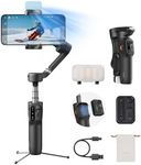 Hohem iSteady X3 Gimbal Stabilizer for iPhone, Phone Stabilizer for Video Recording with Object Tracking, 3-Axis Foldable Phone Gimbal with Remote Control, Built-in Extendable Rod & Tripod, TikTok