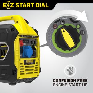 Champion Atom Fusion 3000W Portable Petrol Inverter Generator – Ultra-Quiet, Lightweight