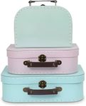 Jewelkeeper Paperboard Suitcases, S