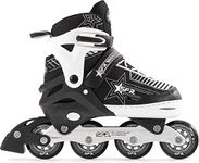 SFR Pulsar Children’s Unisex Adjustable Skates, RS480, Grey / (Silver), 3-6 UK (35.5-39.5 EU)