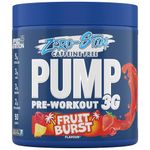 Applied Nutrition Pump Zero Pre Workout - Zero Stim, Caffeine Free, Energy & Performance (375g - 25 Servings) (Fruit Burst)