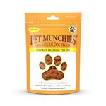 Pet Munchies Chicken Dog Training Treats, Natural Grain Free Tasty Bites Made Real Meat, Low in Fat 50g (Pack of 8)