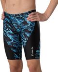 Flow Splice Jammer Swimsuits - Swim Jammers for Swimming in Boys Size 21 to 32 (Derezzed 24)