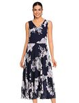 Rare Women's Synthetic a-line Maxi Dress (EP3149A-M_Blue_M)