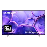 Samsung 85" U8000F, Crystal Processor 4K, 4K Upscaling, Q-Symphony, Knox Security, Metal Stream Design, 2025