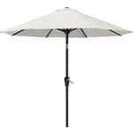 MASTERCANOPY Patio Umbrella for Outdoor Market Table -8 Ribs (9ft,Light Beige)