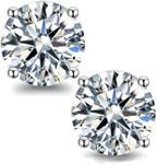 Moissanite Stud Earrings for Women,