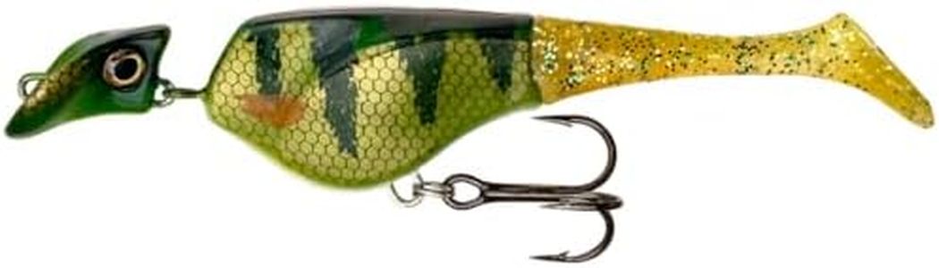 Headbanger Shad 4.5 Inch Suspending Crankbait (2/5 oz) – Patented Erratic Headbanging Swim – Cold Water Bass Fishing Lure – Stay Motionless in Strike Zone (1.5-6 ft)
