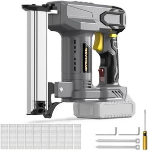 18 Gauge Cordless Brad Nailer for Dewalt 20v Battery, Nail Gun Battery Powered with 1000pcs Nails, Electric Brad Nail Gun, Compatible18GA 3/8 to 1-1/4 In Nails, for Home DIY Woodworking(No Battery)