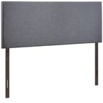 Modway Region Queen Upholstered Headboard in Smoke