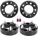 FLYCLE 5x4.5 to 5x5 Wheel Adapters Conversion Compatible with JK XK WK WJ Wheels on Tj Yj Kk Xj Mj Kj Zj Vehicle, 1.25 inch 5x114.3mm to 5x127mm Wheel Adapter with 1/2-20 Studs & 71.5mm Bore