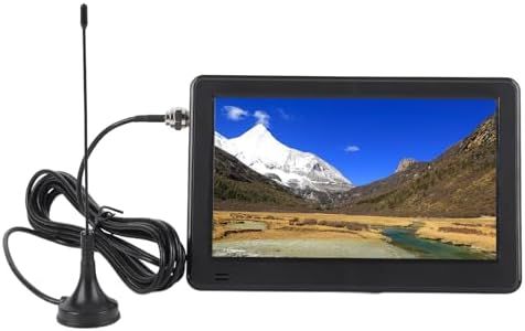 6 Inch Portable TV, Pocket Digital Television with 6 TFT LED Display & Antenna, USB Port & TF Card Slot, Remote Control, 1080P Rechargeable Battery Operated TVs, Mini TV for Camping, Kitchen