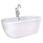 American Standard 2764014M202.011 Cadet Freestanding Tub, 23.00 x 32.00 x 66.00", Arctic White