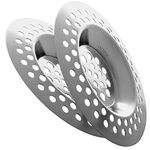 Hair Catcher Bath, Small Sink Strainer 3", Drain Protector, Bath Tub Drain Hair Catcher (Pack of 2)