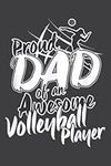 Proud Volleyball Dad Fan Matching S