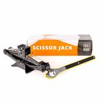 RYBO Scissor Jack for Lifting Cars - 1.5 Ton (1.5T) | Compact, Universal Jacks for Tire Changing, Lifting & Repair | Car Boot Accessories for Drivers, DIY Use & Workshops