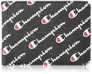 Champion Men's Bifold Wallet, Black, One Size