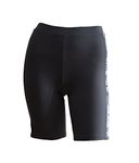 Private Island Women UPF 50+ Skinny Beach Board Shorts Swimsuit Hot Pants Bathing Swim Rash Guard Bottom (YSP), Grey With Grey Blue, X-Large